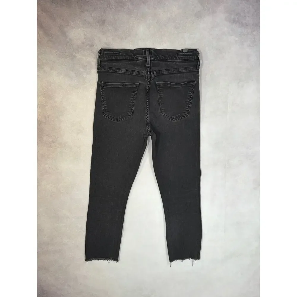 Citizens of Humanity Rocket Crop High Rise Skinny Jeans Size 27